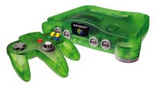 Nintendo 64 System - Jungle Green Screenshot 1